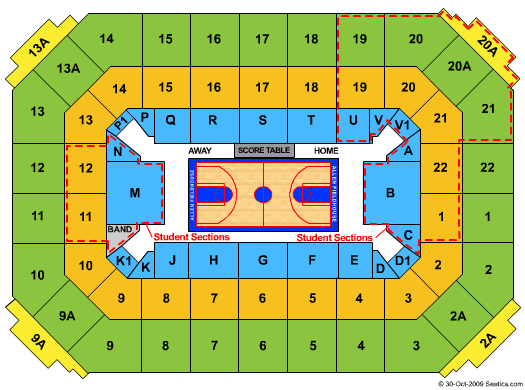 Allen Fieldhouse Map